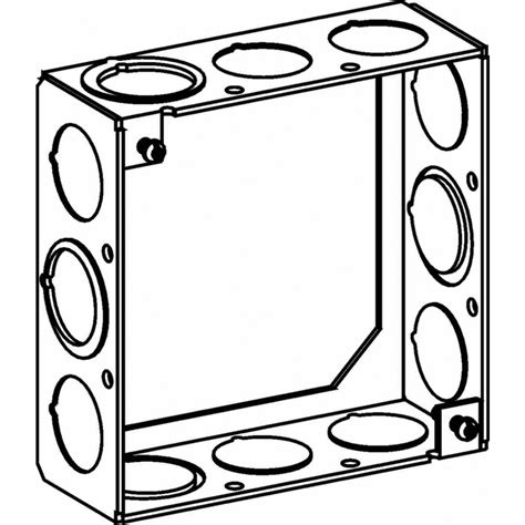 4s electrical box|4x4 steel electrical box.